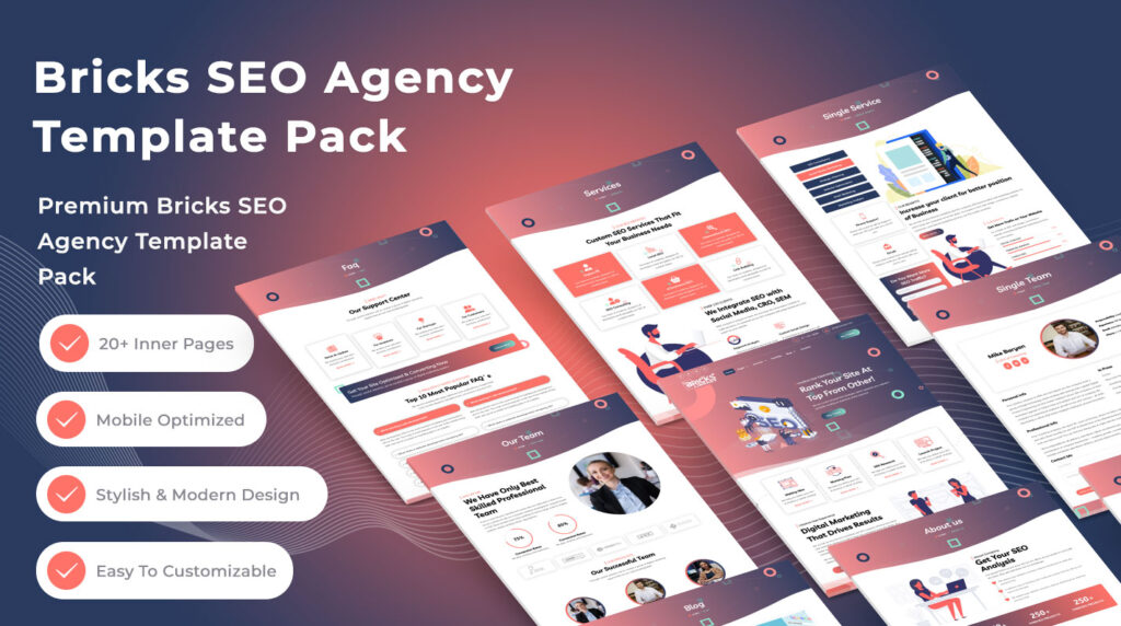 Bricks Seo Agency Template Pack