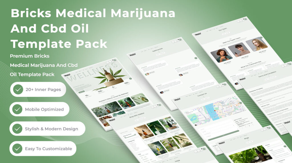 Bricks CBD Store Template