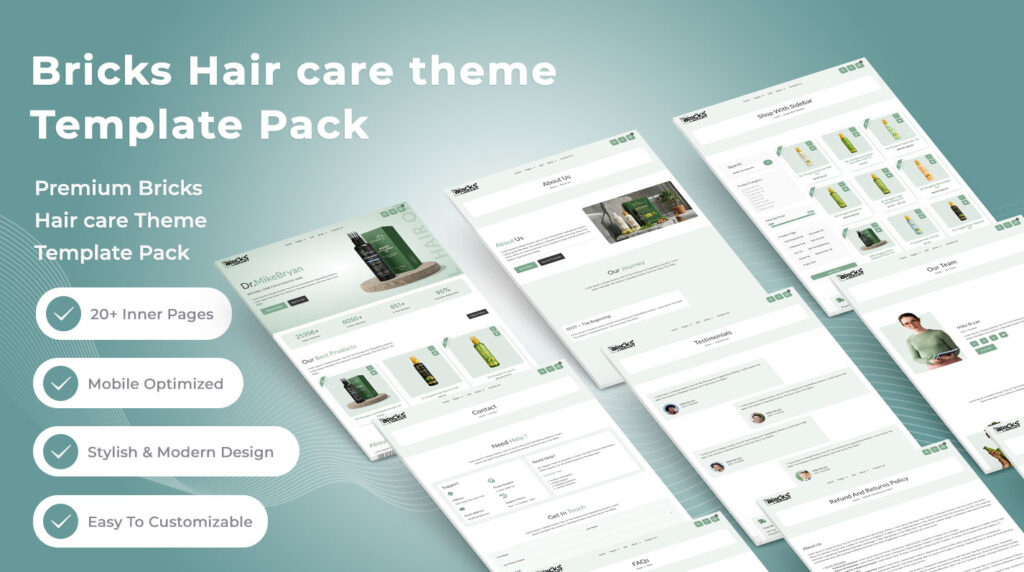Bricks Hair Care Template