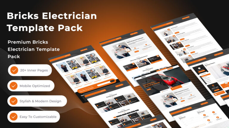 Bricks Electrician Template Pack - Bricks Library Plus