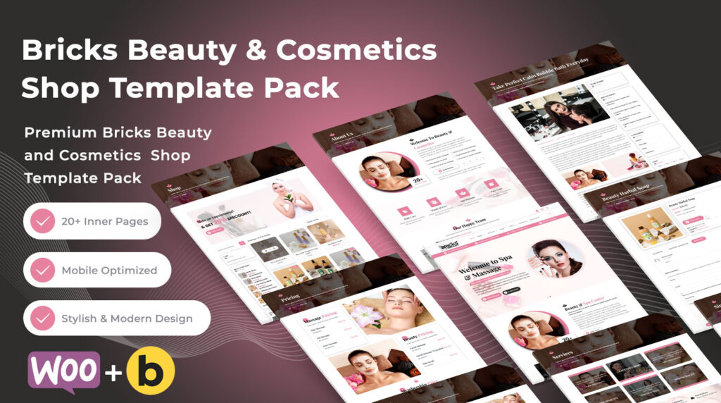 Bricks Beauty And Cosmetics Shop Template Pack