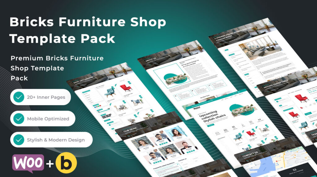 Bricks Furniture Shop Template Pack