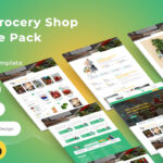 Bricks Grocery Shop Template Pack