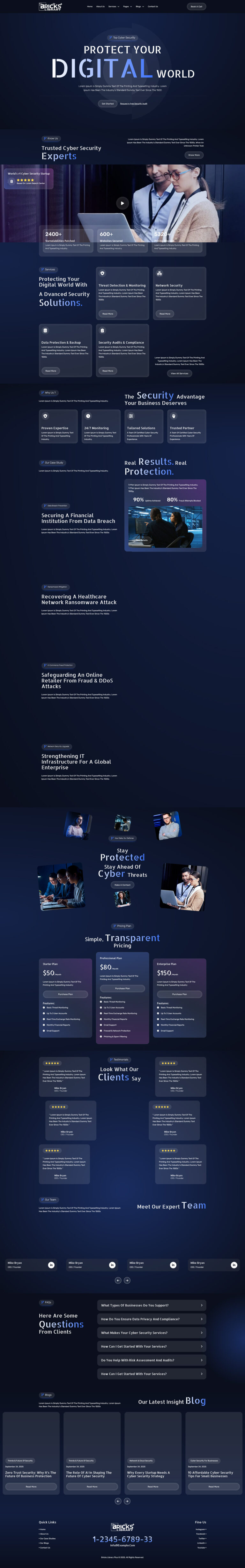 Bricks Cyber Security Template