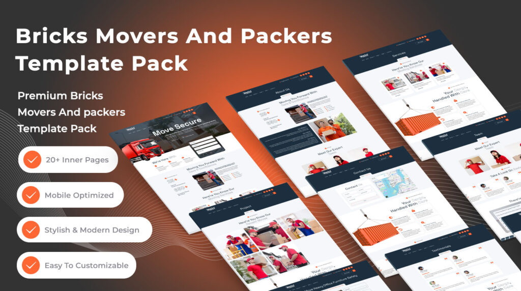 Bricks Movers Services Template Pack