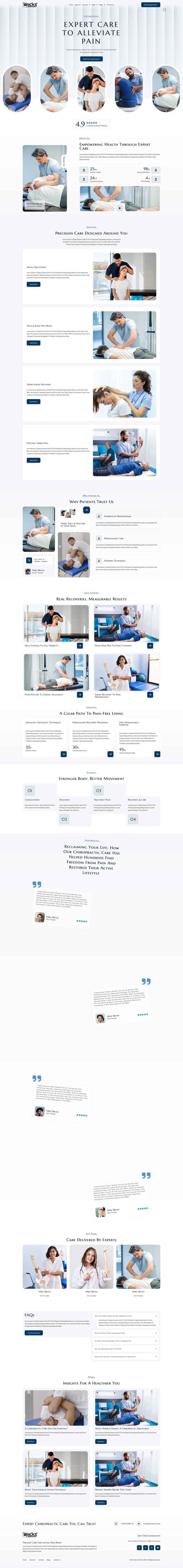 Bricks Chiropractor Template