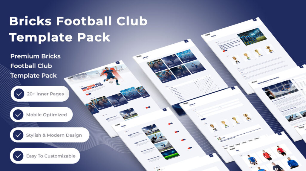 Bricks Football Club Template