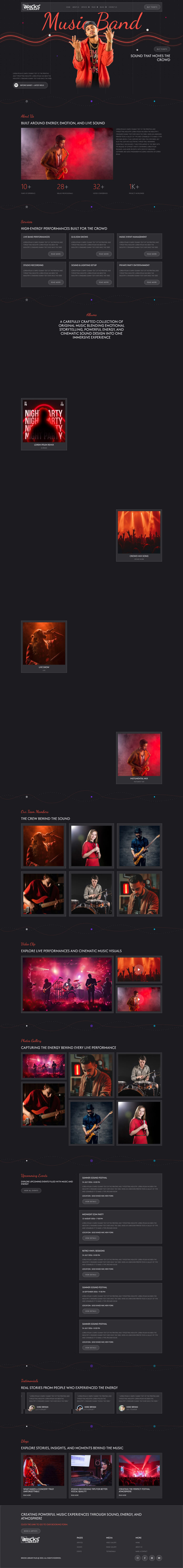 Bricks Music Band Template Pack