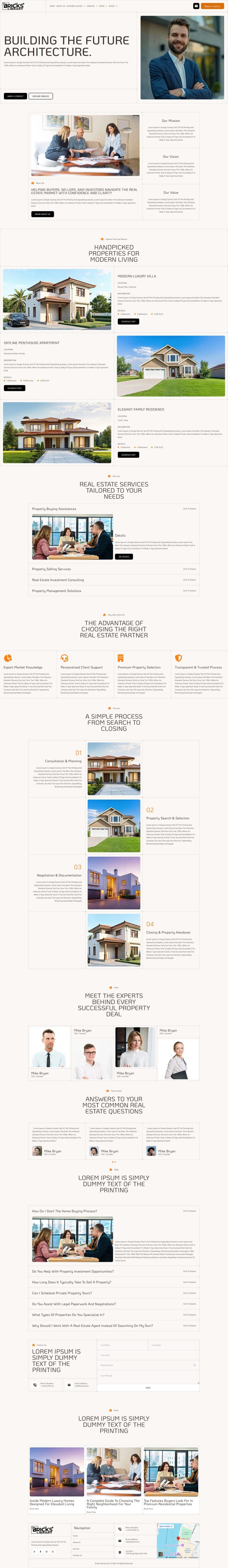 Bricks Real Estate Agent Template