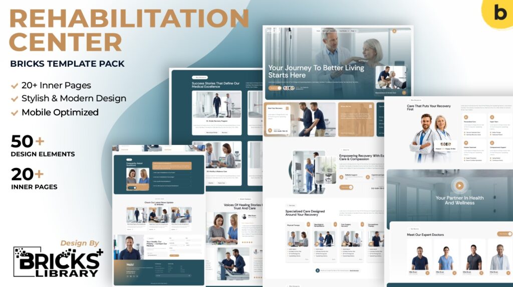 Bricks Rehabilitation Center Template Pack