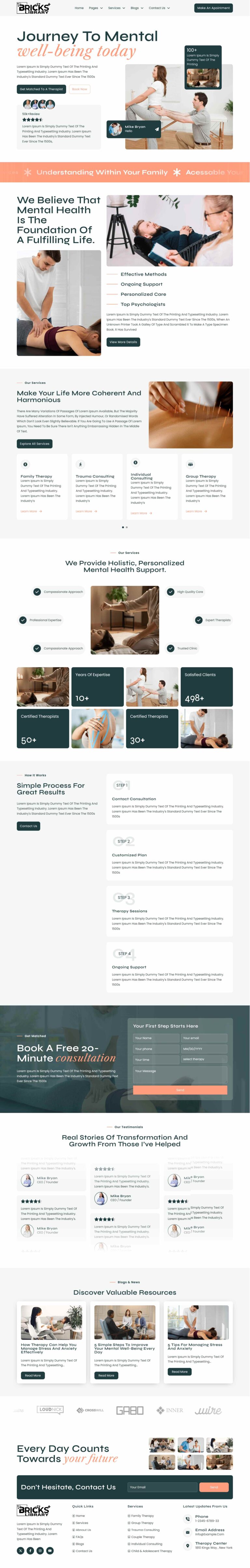 Bricks Therapy Template Pack